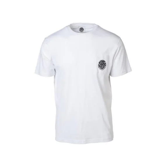 TEST Tričko Rip Curl ORIGINAL WETTY SS POCKET TEE Optical White